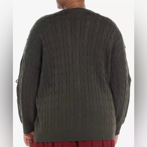 2X Her Universe Studio Ghibli My Neighbor Totoro Forest Green Cardigan - Picture 4 of 4